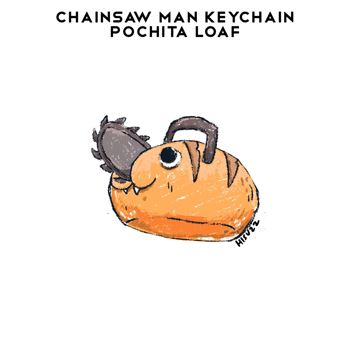 Pochita Loaf Keychain