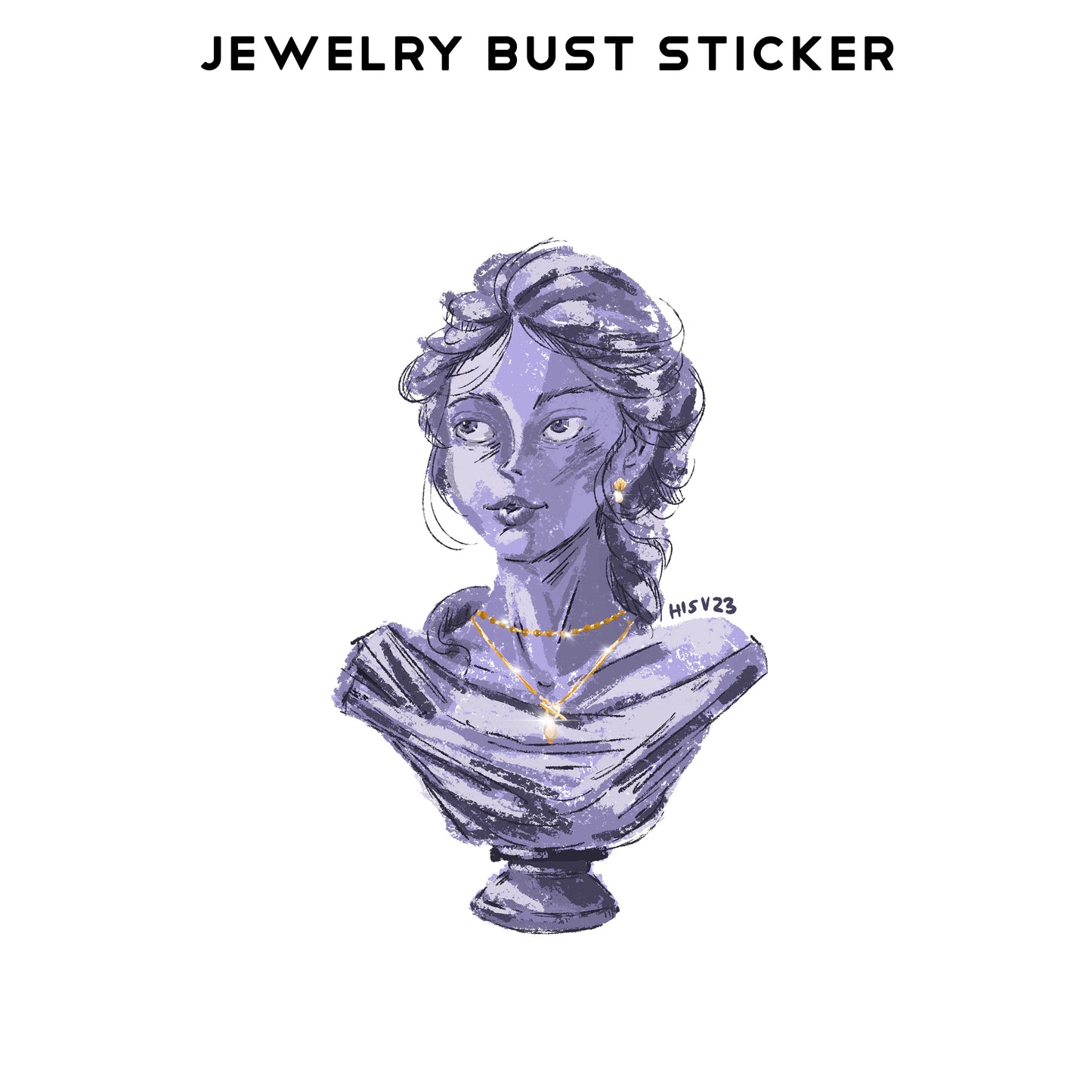 Jewelry Bust Sticker