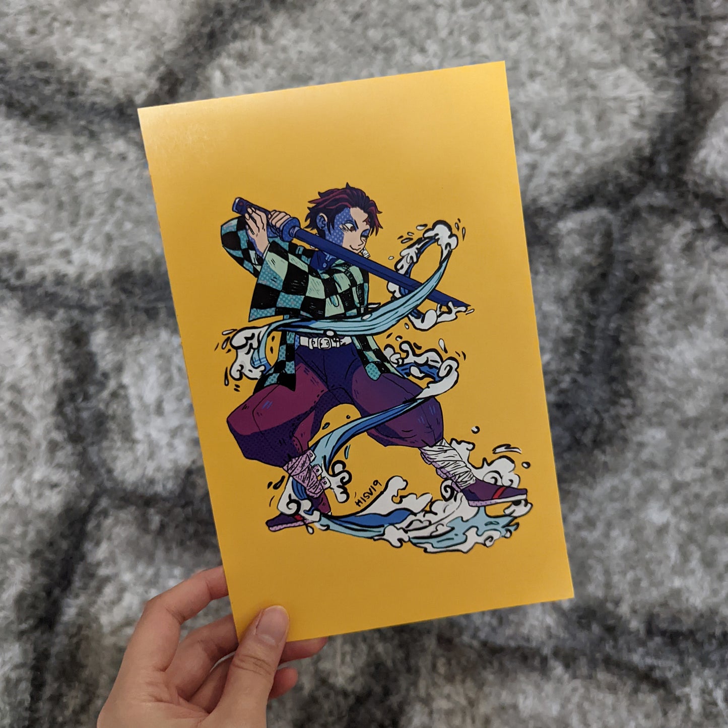 Demon Slayer Primary Trio 5.5x8.5” Mini Print