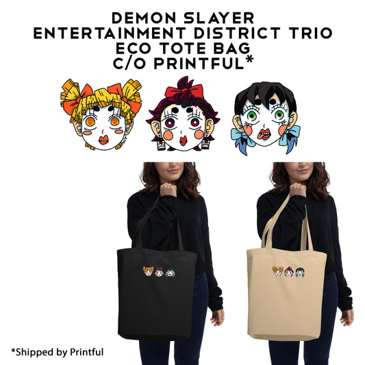 Eco Tote Bag Demon Slayer Entertainment District Trio